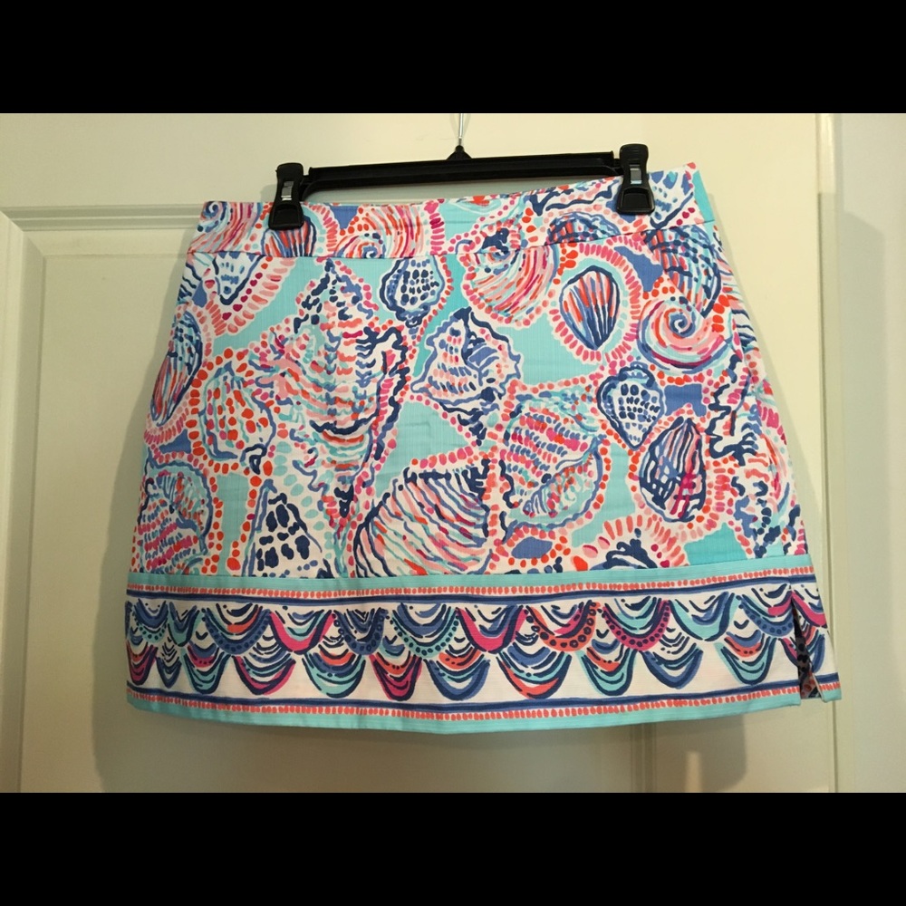 Lilly Pulitzer Shell Me About It skirt sz 6